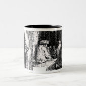 アムステルダムのシナゴーグのユダヤ人 ツートーンマグカップ (中央)