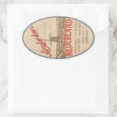 アムステルダムのシール 楕円形シール (バッグ)