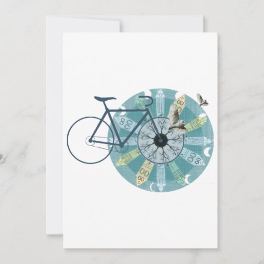 アムステルダムのスカイライン 招待状 (正面)