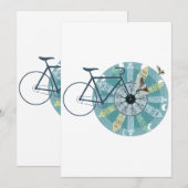 アムステルダムのスカイライン 招待状 (正面/裏面)