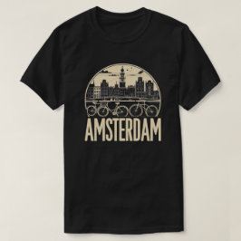 アムステルダムのスカイライン Tシャツ
