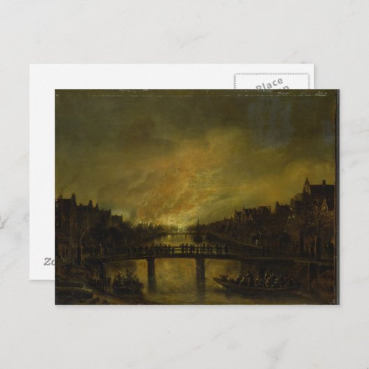 アムステルダムのブレーズ ポストカード (正面/裏面)