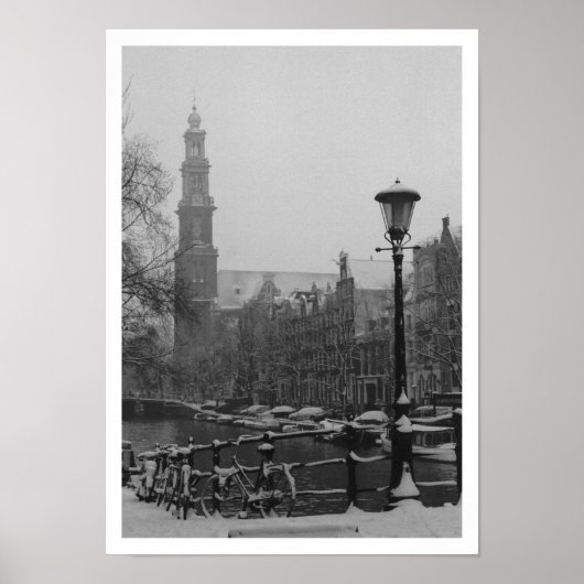 アムステルダムのポスターカナルプリンセングラクト ポスター (正面)