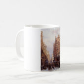 アムステルダムのユダヤ人地区(ヴィンテージシティシーン) コーヒーマグカップ (正面左)