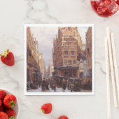 アムステルダムのユダヤ人地区(ヴィンテージシティシーン) スタンダードランチョンナプキン (インサイチュ)