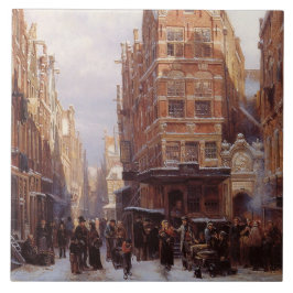 アムステルダムのユダヤ人地区(ヴィンテージシティシーン) タイル