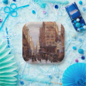 アムステルダムのユダヤ人地区(ヴィンテージシティシーン) ペーパープレート (パーティー)