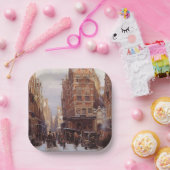 アムステルダムのユダヤ人地区(ヴィンテージシティシーン) ペーパープレート (パーティー)