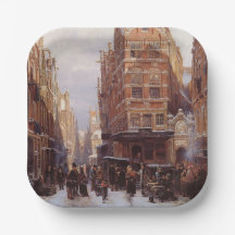 アムステルダムのユダヤ人地区(ヴィンテージシティシーン)