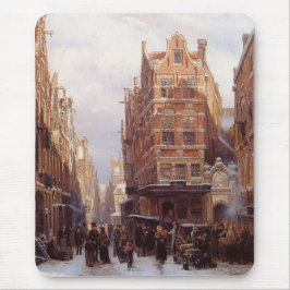 アムステルダムのユダヤ人地区(ヴィンテージシティシーン) マウスパッド