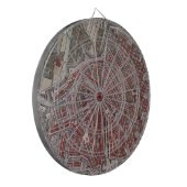 アムステルダムのレプリカ市地図1652 ダーツボード (正面左)