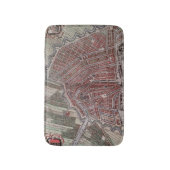 アムステルダムのレプリカ市地図1652 バスマット (正面縦)