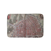 アムステルダムのレプリカ市地図1652 バスマット (正面)