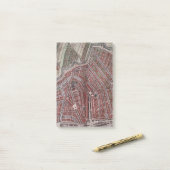 アムステルダムのレプリカ市地図1652 ポストイット (デスク上)