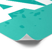 アムステルダムのヴィンテージのポスターへの旅行 ポスター (角)