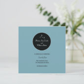 アムステルダムの保存日付: 淡いブルー セーブザデート (スタンド正面)