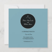 アムステルダムの保存日付: 淡いブルー セーブザデート (正面)