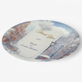 アムステルダムの冬の祭り ペーパープレート (アングル)