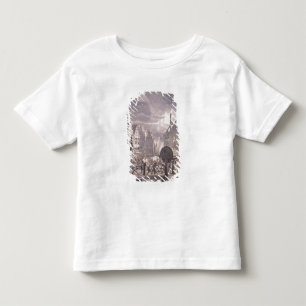 アムステルダムの古い市庁舎の火 トドラーTシャツ