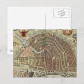 アムステルダムの古地図（1688） ポストカード (正面/裏面)