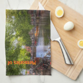 アムステルダムの土産 – デクリイツベルグ，シンゲルカナル キッチンタオル (四つ折り)