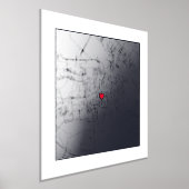 アムステルダムの地図，オランダモダンギフトエレガント 箔ポスター (レイダウン)