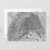 アムステルダムの地図, 1662 ポストカード (正面/裏面)