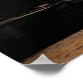 アムステルダムの夕日 ポスター (角)