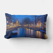 アムステルダムの夕暮れ ランバークッション (正面)