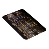 アムステルダムの家で夜のカラフル灯 マグネット (右側)