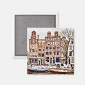 アムステルダムの家 – 冷蔵庫用マグネットバイベルベットエスケープ マグネット (正面/裏面)