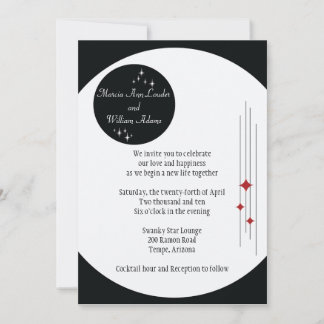 アムステルダムの招待状: 深紅色 招待状