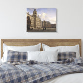 アムステルダムの新市役所1668 キャンバスプリント (インサイチュ (寝室))