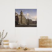 アムステルダムの新市役所1668 ポスター (キッチン)