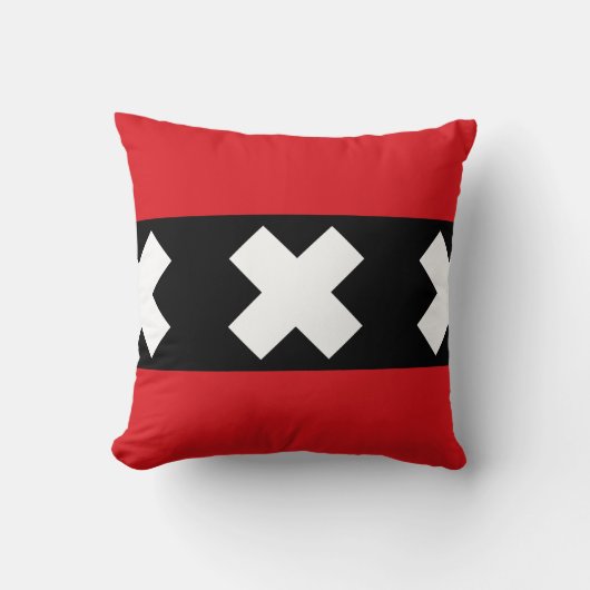 アムステルダムの旗 クッション (正面)