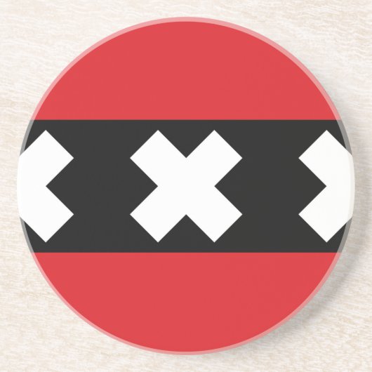 アムステルダムの旗 コースター (正面)