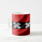 アムステルダムの旗 コーヒーマグカップ (正面左)