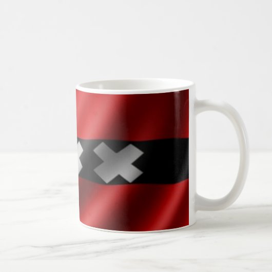 アムステルダムの旗 コーヒーマグカップ (右)