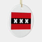 アムステルダムの旗 セラミックオーナメント (右)