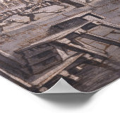 アムステルダムの旧市庁舎での火災 ポスター (角)