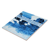 アムステルダムの旧式な船のDelftwareのヴィンテージの一見A2 タイル (側面)