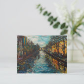 アムステルダムの景色を望むポストカード ポストカード (スタンド正面)