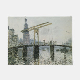 アムステルダムの橋 (クロード・モネ作) ドアマット