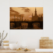 アムステルダムの橋 ポスター (キッチン)