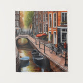 アムステルダムの油彩画アート タペストリー (正面)