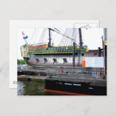 アムステルダムの港 - ポストカード (正面/裏面)