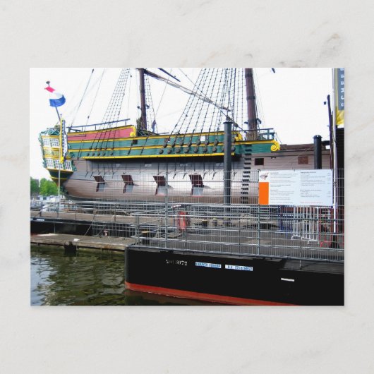 アムステルダムの港 - ポストカード (正面)
