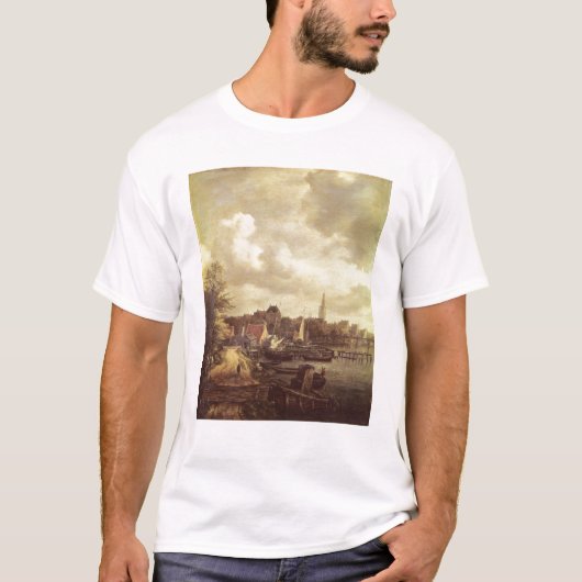 アムステルダムの眺め Tシャツ (正面)