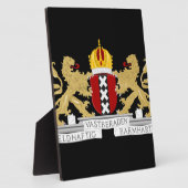 アムステルダムの紋章 フォトプラーク (側面)