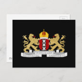 アムステルダムの紋章 ポストカード (正面/裏面)